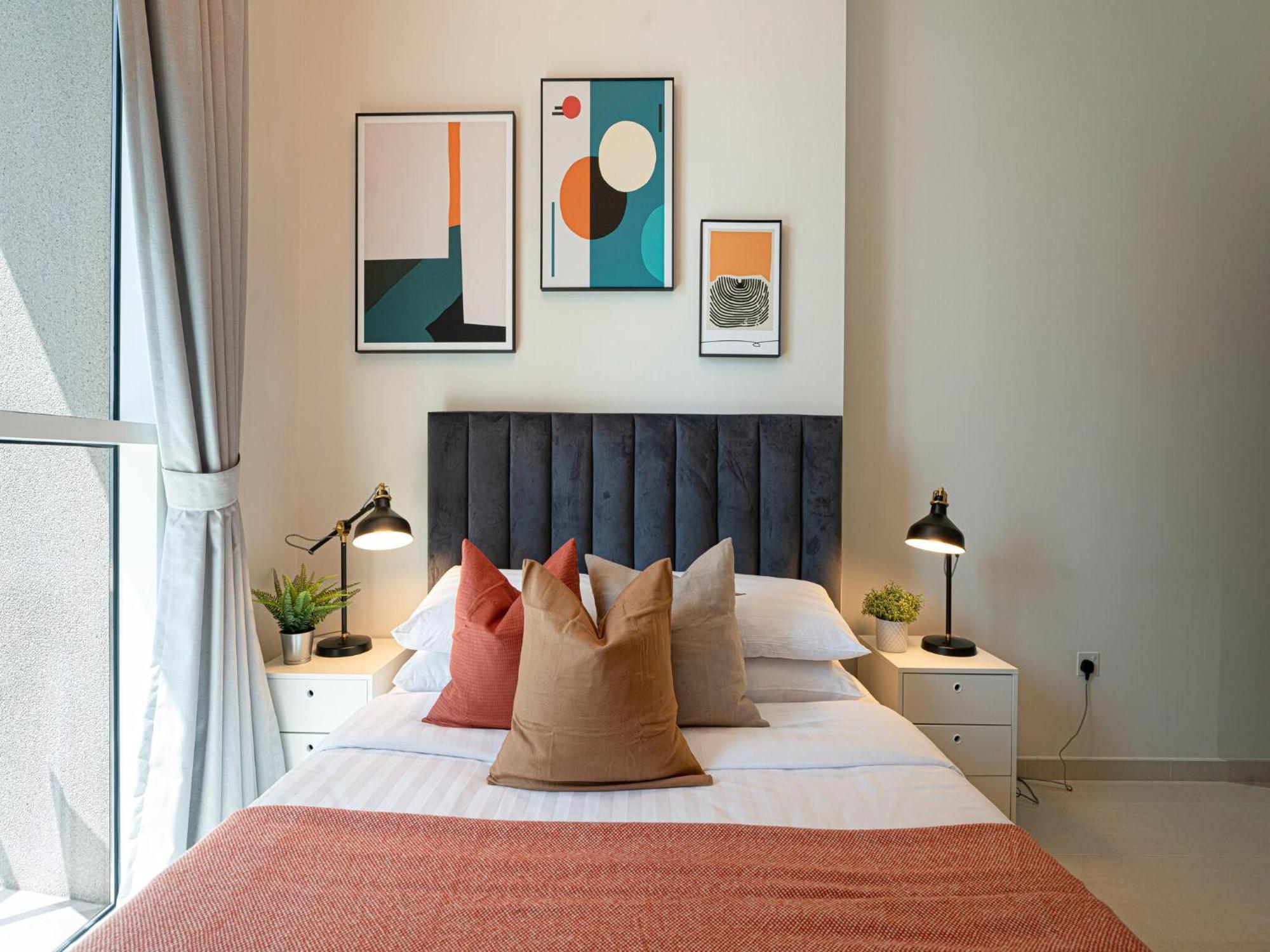 Luxe Apartments Near Dubai Mall Burj Khalifa Pool Gym Parking Exteriör bild