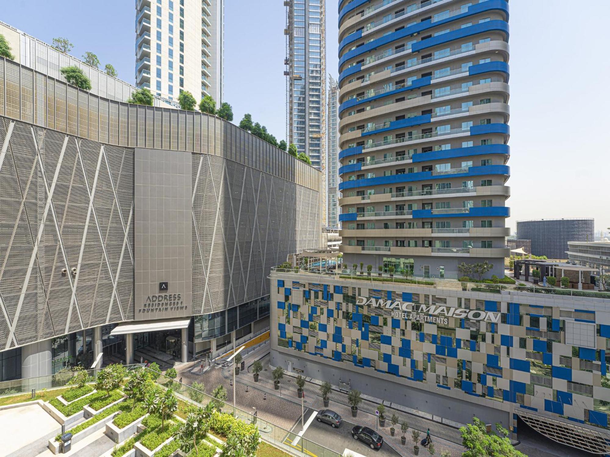 Luxe Apartments Near Dubai Mall Burj Khalifa Pool Gym Parking Exteriör bild